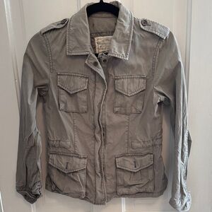 Banana Republic // Dusty Green Utility Safari Cargo Jacket